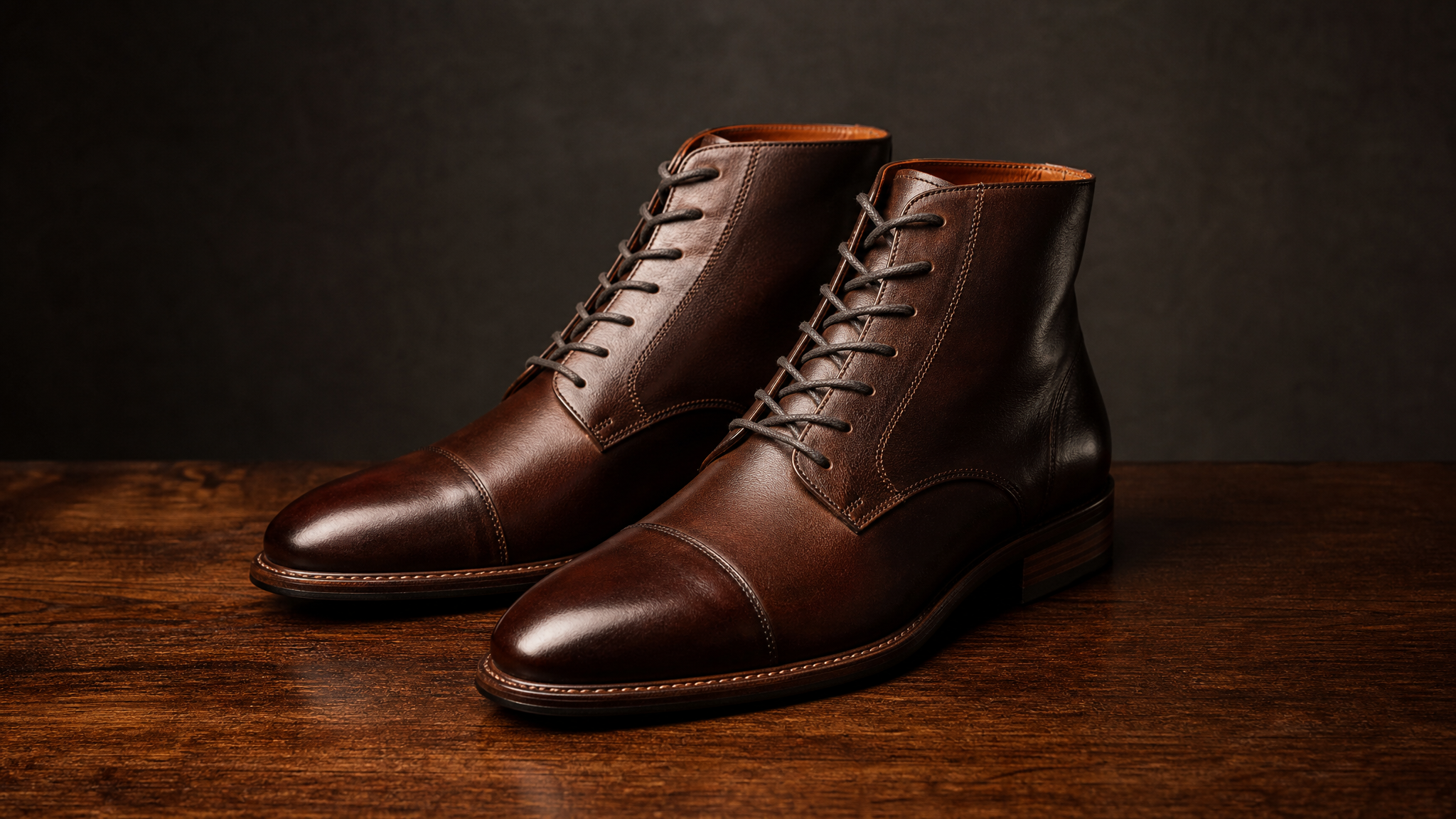 YF-BT-2663 top-grain dress boot