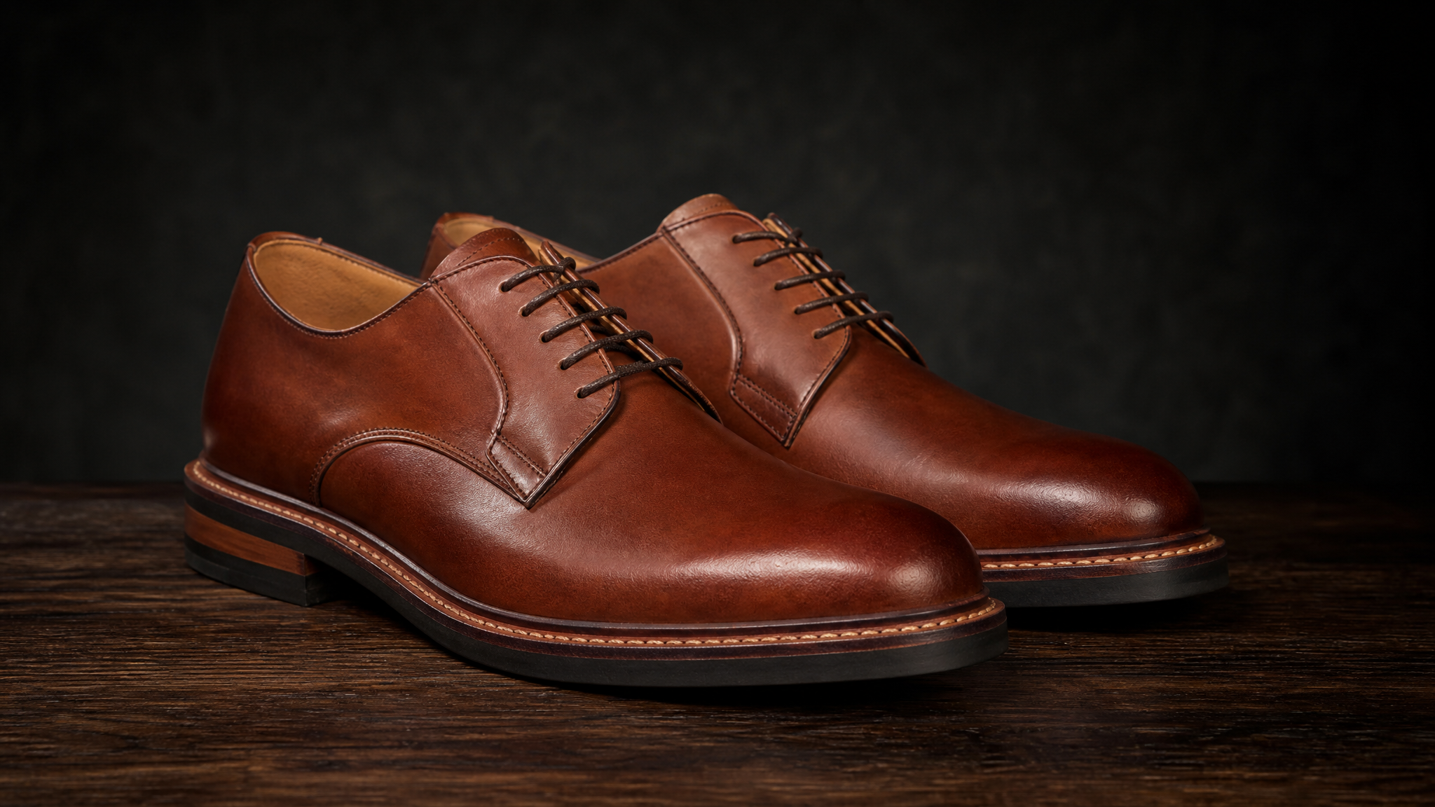 YF-DB-2612 full-grain derby, Goodyear welted