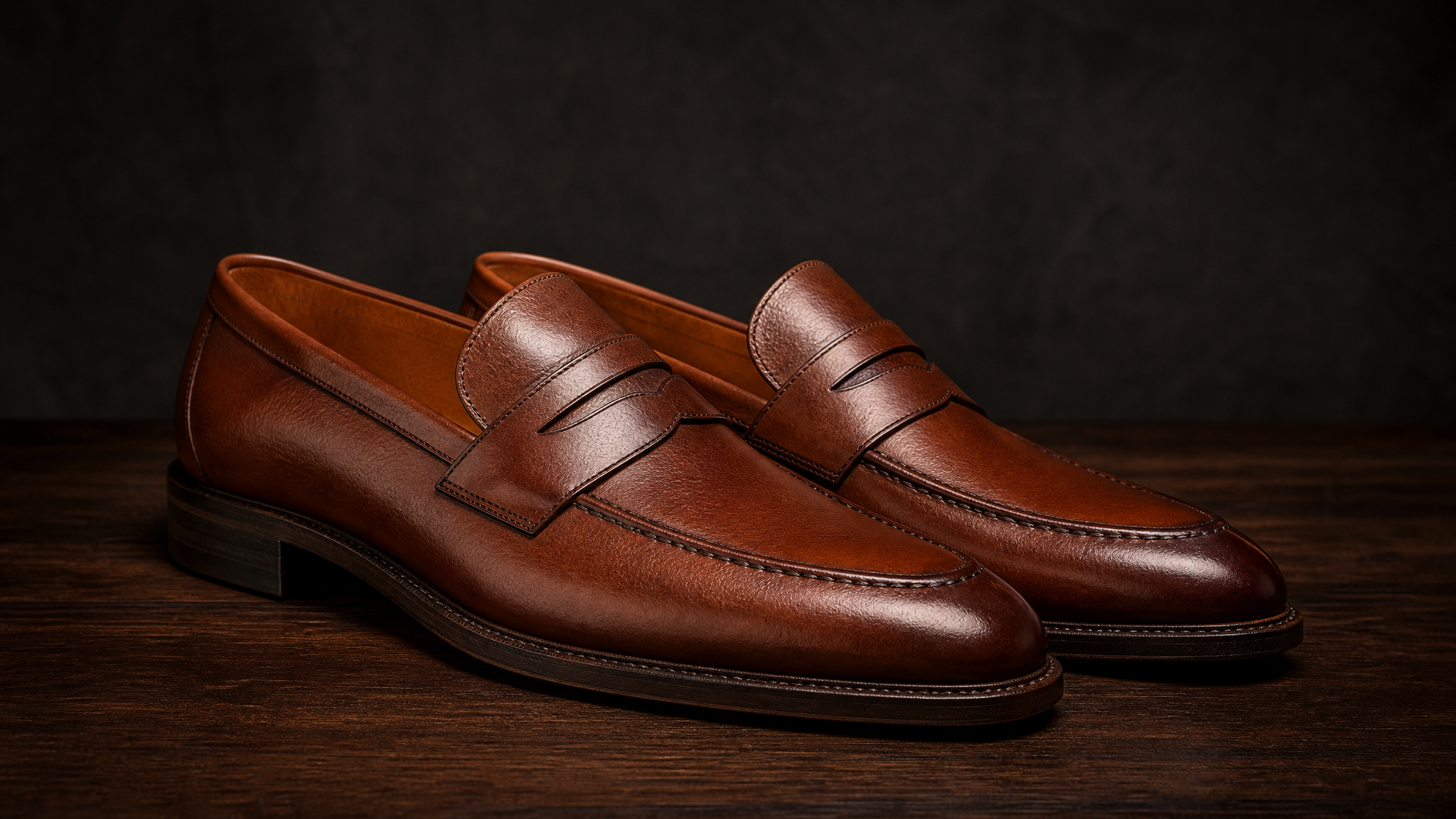 YF-LF-2631 top-grain penny loafer