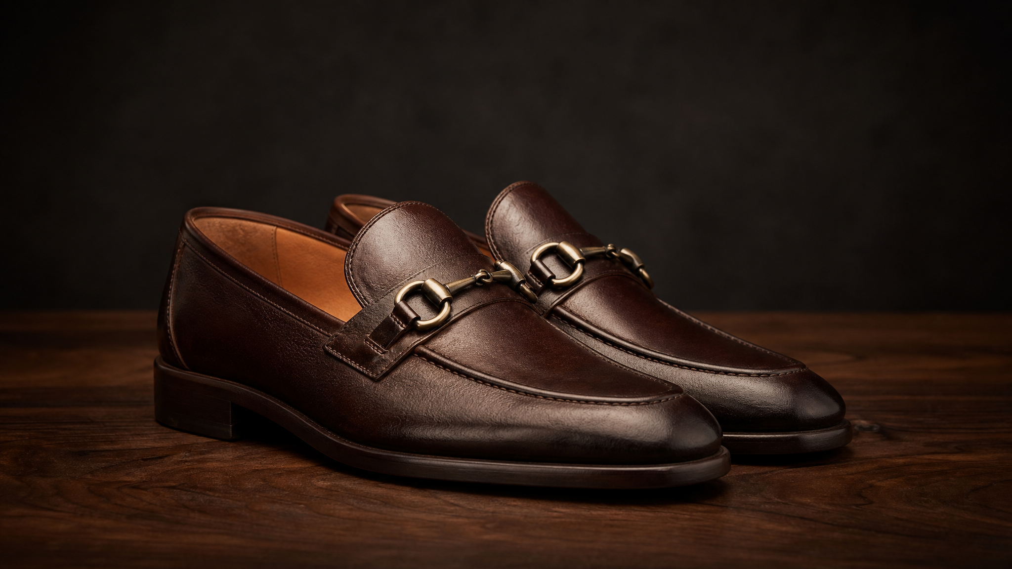 YF-LF-2633 full-grain horsebit loafer