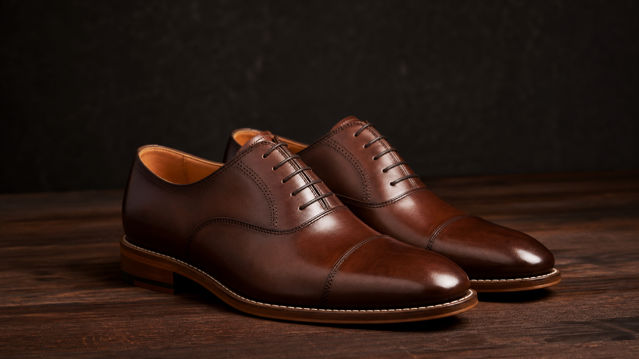 YF-OX-2602 top-grain oxford, Blake construction